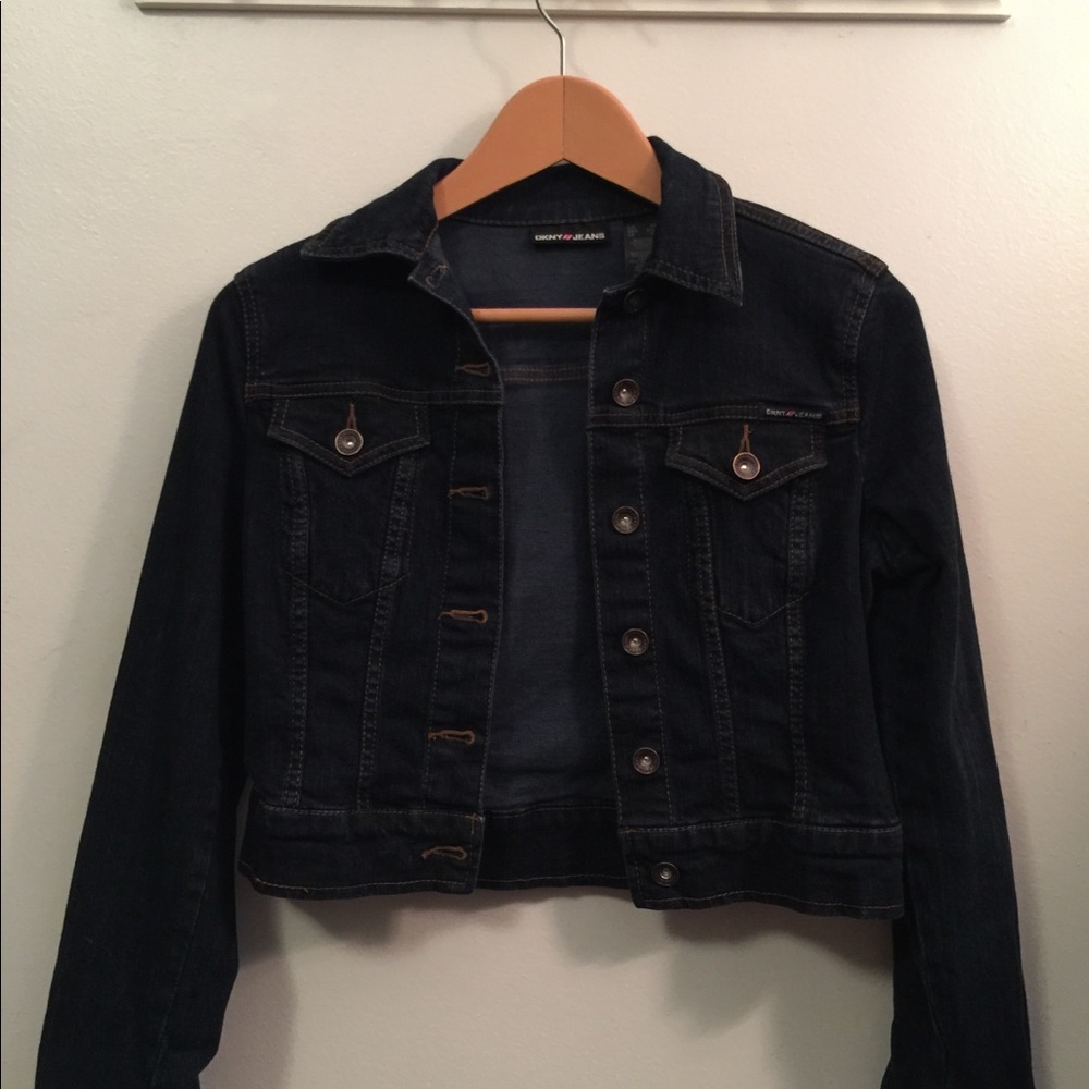 DKNY button denim jacket